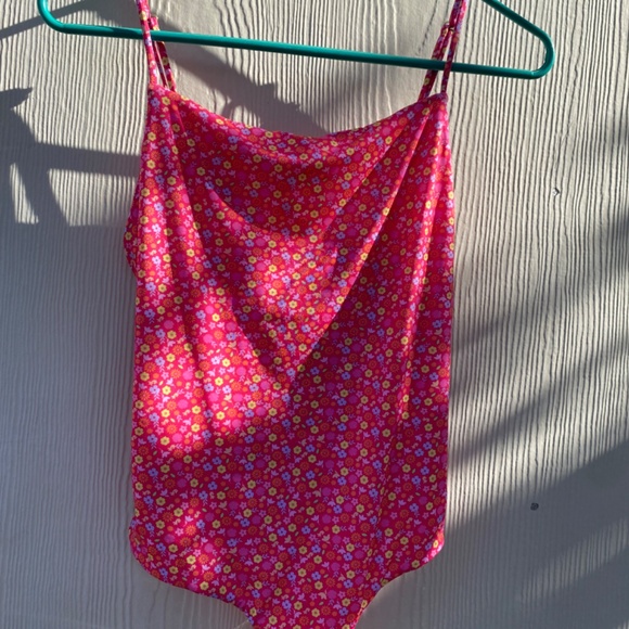 Mai Swim Mod Bodysuit pink perennial size medium - Picture 2 of 8